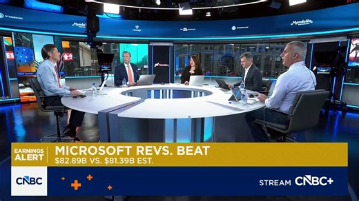 'Fast Money' traders react to Microsoft revenue beat