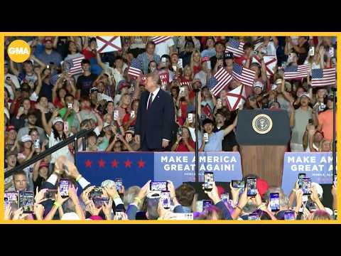 Trump hits campaign trail following weaker-than-expected jobs report