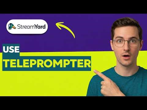 How to Use Teleprompter in StreamYard [2026 Full Guide]