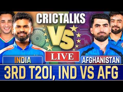 🔴 Live: IND vs AFG, 3RD T20I Live Commentary | 2026 SERIES, Cricket Live Match Today Score 1st Inn