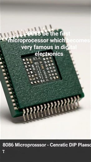 The 8086 microprocessor - a legendary chip that revolutionized computing!