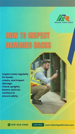 How to Inspect Damaged Pallet Racks for Safety and Maximum Warehouse Efficiency #palletracking