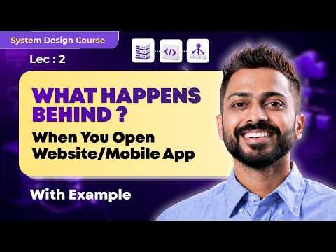 Lec-2: What happens when you open a website/Mobile App?