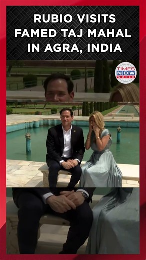WATCH: Rubio Visits Taj Mahal Amid Tariff War, while US-India Trade Deal Looms | World News