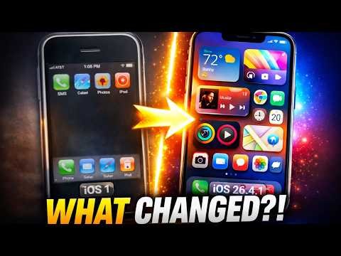 iOS 1 vs iOS 26.4.1 | What's Actually Different?