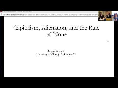 Chiara Cordelli, "Capitalism, Alienation, and the Rule of None"
