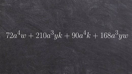Factor by grouping and GCF