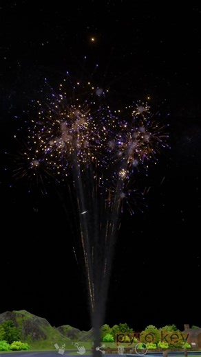Populum blue #fireworks #pyrotechnica #fireworksmania #pyro #gaming