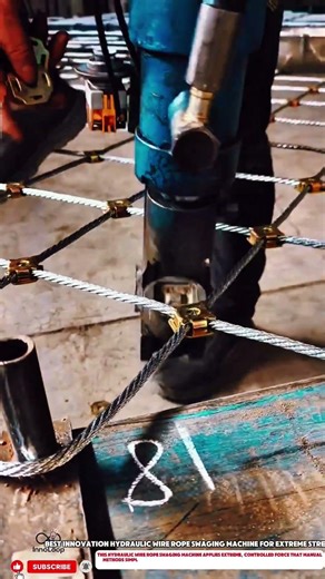 Best Innovation Hydraulic Wire Rope Swaging Machine for Extreme Strength #innovation
