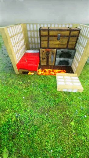 Minecraft Mini House Build Tutorial | Cute, Beautiful & Cozy Survival Starter Home Block by Block 🏡✨