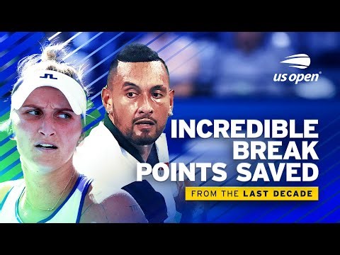 Incredible Break Point Saves From the Last Decade | US Open