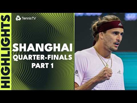 Zverev & de Minaur Face-Off, Davidovich Fokina Plays Gea | Shanghai 2026 Quarter-Finals Highlights