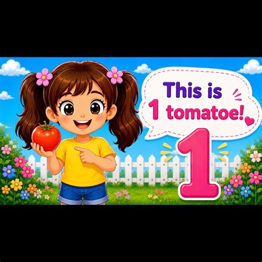 Learn the Number 1 with Lilly | Counting for Toddlers & Preschool Kids #preschoollearning