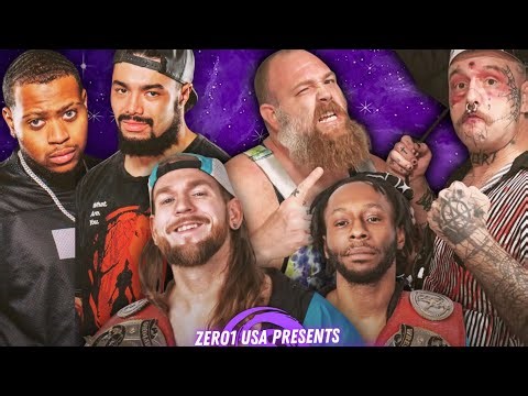 Country Air vs BLK XLNS vs The Hooligans (Zero1USA Tag Team Championship Match)