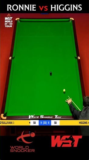 Intense black ball battle between great two legends O'sullivan vs Higgins WSC SF 2022 #shorts