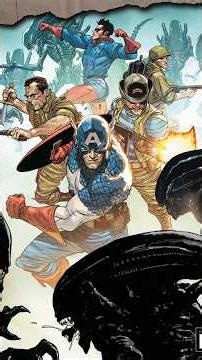 Captain America Enters a Xenomorph Hive! #shorts #CaptainAmerica #xenomorph