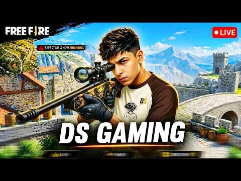 🔴 FREE FIRE LIVE 🔥 KING OF SNIPER 👑 GRANDMASTER #freefire #live #trending #shortslive #dsgaminglive