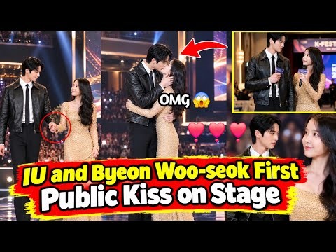IU and Byeon Woo-seok First Public Kiss on Stage...THEY'E FINALLY DATING?