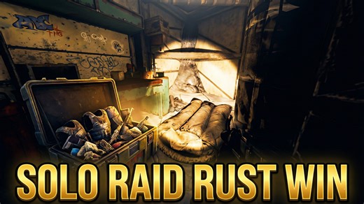 Unbelievable solo Rust raid: 1 rocket to GP box success