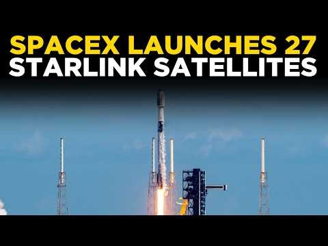 SpaceX Starlink Launch LIVE: Falcon 9 Rocket Carries 27 Satellites Into Orbit | Times Now World