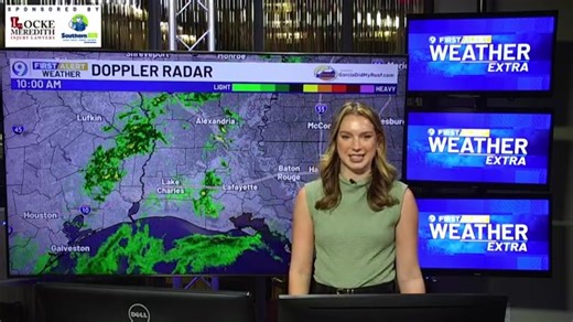 Scattered showers and a few storms return ahead of the next cold front ☔ Sydney has the details | WAFB Channel 9