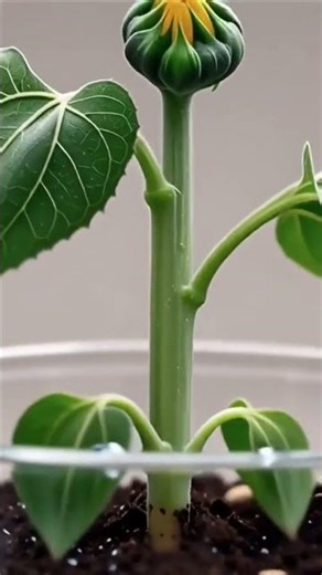 Sunflower Growing From Seed to Bloom | Stunning Ultra Realistic Time-Lapse
