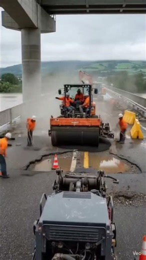 “Insane Flood Damaged Bridge Restoration Timelapse | Satisfying Road Repair & Mega Construction