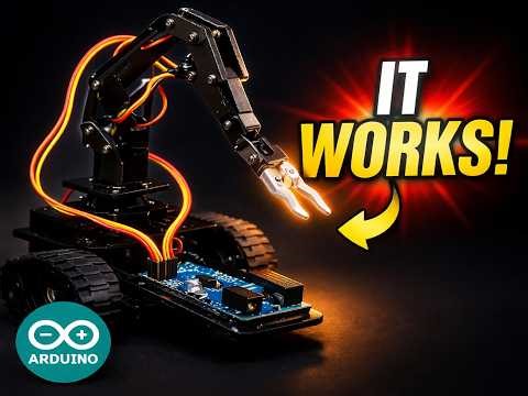 Arduino Robotic Arm Control - SAR Robot Demo(Full Robotic Arm)