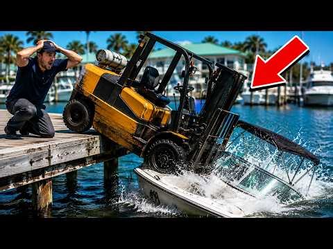 Shocking Workplace Fails Caught on Camera | Forklift & Tire Explosion Accidents ⚠️