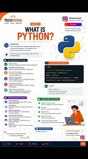 What is Python? | Python Introduction for Beginners | Learn Python from Zero #technology #innovation