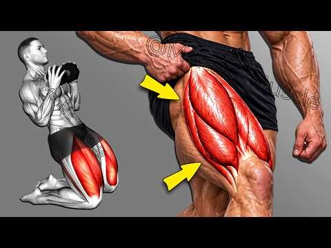 8 BEST Dumbbell Quad Exercises for Bigger Legs! 🔥
