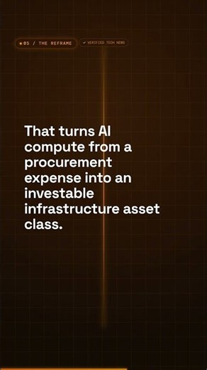 Is AI Compute Becoming a New Asset Class? #Shorts