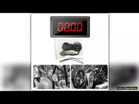 Digital LED Tachometer Speed Speed Meter with Hall Sensoring NPN Proximity Switches Motor Speed Gau