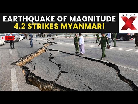 Myanmar Earthquake LIVE | 4.2 Magnitude Earthquake Strikes Myanmar | LIVE VISUALS