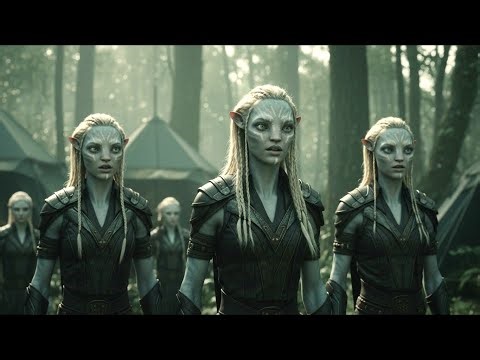 Alien Girls Never Seen A Male, Tear Clothes Off Human Soldier | Sci Fi Story