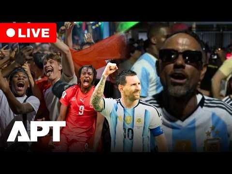 LIVE | FIFA 2026: Argentina vs Switzerland Fans Arrive at Kansas Stadium for World Cup Quarter-Final