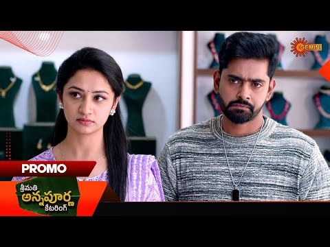 Srimati Annapurna Catering - Promo | 27 Dec 2025 | Telugu Serial | Gemini TV