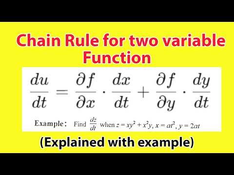 21. 🚀 Master the Chain Rule for Two Variable Functions | Step-by-Step Example Solved!