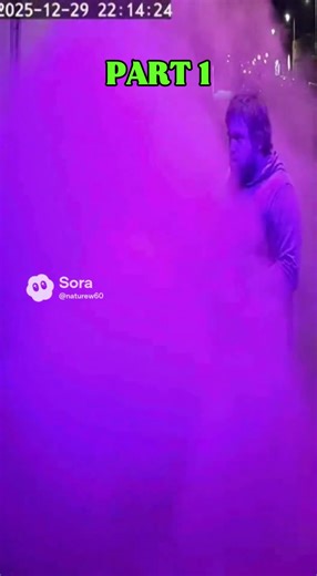 Street Camera Captures Man 🥵 Triggering Massive Purple Powder Explosion🤯🤯