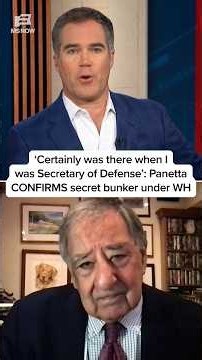 Secret bunker under WH CONFIRMED by Panetta: 'Certainly was there when I was Secy. of Defense'