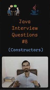 #8 Java Constructors Interview Questions (Part 2) #javainterviewquestions #javaprogramming