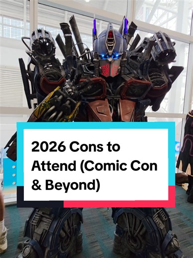 the best conventions to attend in 2026 (in the U.S.) covering when tickets go on sale for Comic Con, WonderCon, Anime Expo and more for 2026 I've got a few more con survival videos coming this year so follow along for tips! #comiccon #sdcc #nycc #animeexpo #comicconvention