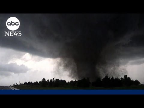 Tornado rips through northwest Oklahoma amid severe storms across Plains