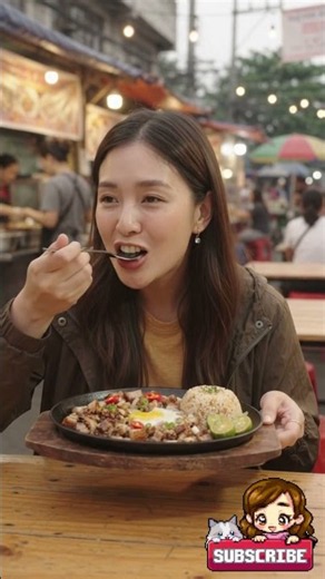🇵🇭🔥 Filipino Spicy Sisig Mukbang in Manila! 🍳 | Food ASMR #shorts #streetfood #filipino #food