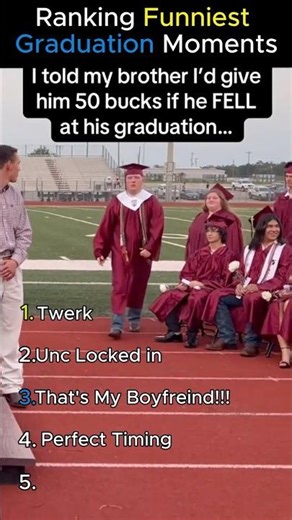 Ranking Funniest Graduation Moments