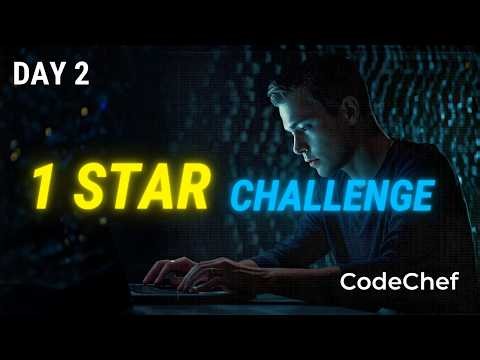 Day 2 | Road to 1⭐ CodeChef | Java Live Problem Solving