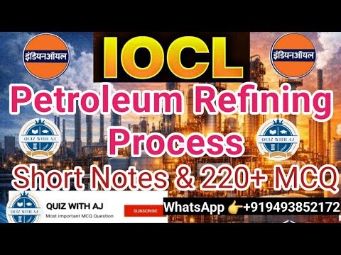 Petroleum refining Process || Diploma || Chemical || Bsc chemistry || IOCL || HPCL