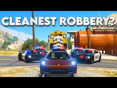 SPECTATING the CLEANEST TRAIN ROBBERY in GTA 5