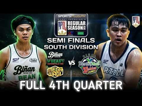 Just in the NIC of time! SARAP ng PAGKAPANALO | BIÑAN vs RIZAL | FULL 4TH QUARTER | MPBL 2026