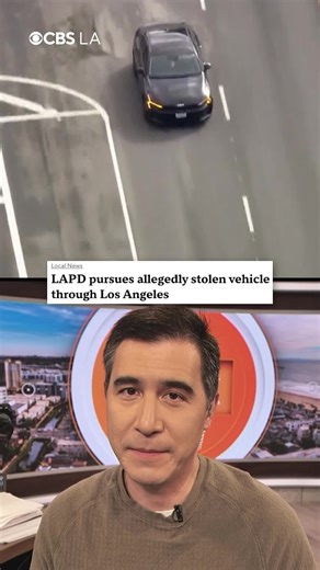 LA Police Pursuit of Stolen Vehicle Ends After Hours